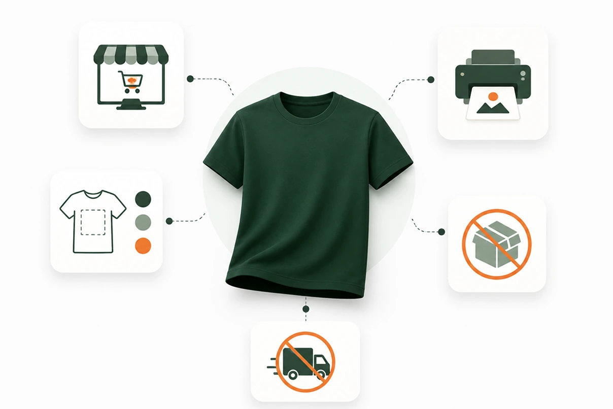 Print-on-demand t-shirts for growing apparel brands