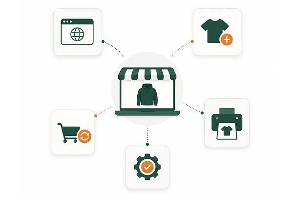 Print on demand Shopify integration with Pengine